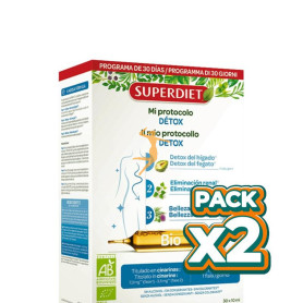 Pack 2x MI PROTOCOLO DETOX BIO 30 AMPOLLAS SUPERDIET