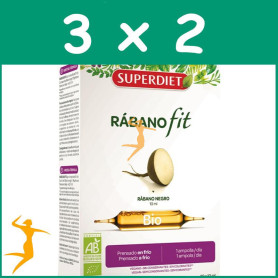Pack 3x2 RÁBANOFIT BIO 20 AMPOLLAS SUPERDIET