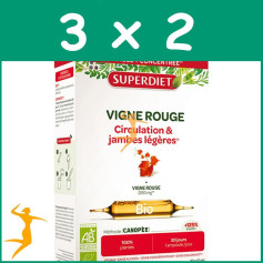 Pack 3x2 VID ROJA BIO 20 AMPOLLAS SUPERDIET