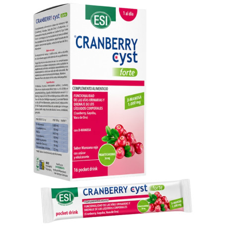 CRANBERRY CYST FORTE 16 SOBRES ESI