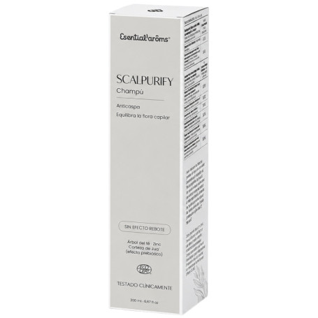 SCALPURIFY CHAMPÚ ANTICASPA 200ML ESENTIAL AROMS
