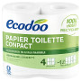PAPEL HIGIÉNICO COMPACTO 4 ROLLOS ECODOO
