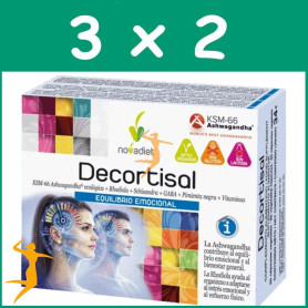 PACK 3x2 DECORTISAL 60 CÁPSULAS NOVADIET