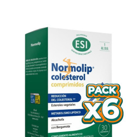 Pack 6x NORMOLIP COLESTEROL 30 COMPRIMIDOS ESI