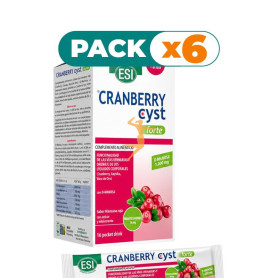 Pack 6x CRANBERRY CYST FORTE 16 SOBRES ESI