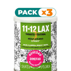 Pack 3x SANTA FLORA 11-12 LAX TRÁNSITO INTESTINAL 70G DIMEFAR