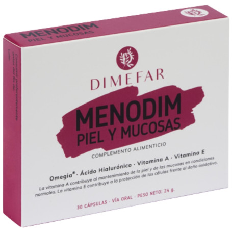 MENODIM PIEL Y MUCOSAS 30 CÁPSULAS DIMEFAR
