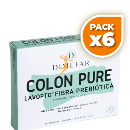 Pack 6x COLON PURE 30 CÁPSULAS DIMEFAR