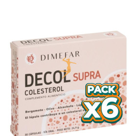Pack 6x DECOL SUPRA 30 CÁPSULAS DIMEFAR