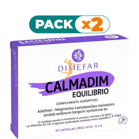 Pack 2x CALMADIM EQUILIBRIO 30 CÁPSULAS DIMEFAR