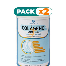 Pack 2x COLÁGENO COMPLEX SABOR NEUTRO 350G DIMEFAR