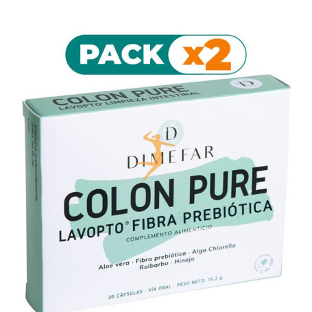 Pack 2x COLON PURE 30 CÁPSULAS DIMEFAR