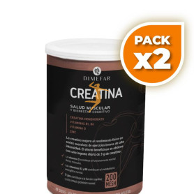 Pack 2x CREATINA SABOR NEUTRO 300G DIMEFAR