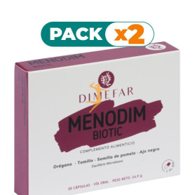 Pack 2x MENODIM BIOTIC 30 CÁPSULAS DIMEFAR