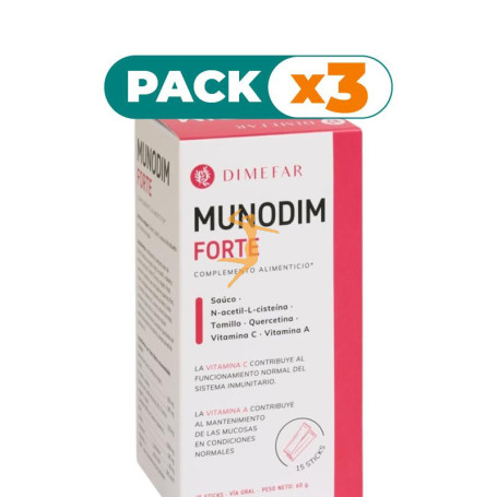 Pack 3x MUNODIM FORTE 15 STICKS DIMEFAR