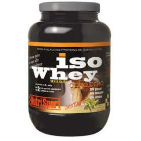 ISO WHEY CERO-CERO SABOR VAINILLA 900G NUTRISPORT