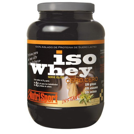 ISO WHEY CERO-CERO SABOR VAINILLA 900G NUTRISPORT