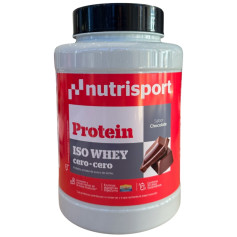 ISO WHEY CERO-CERO SABOR CHOCOLATE 900G NUTRISPORT