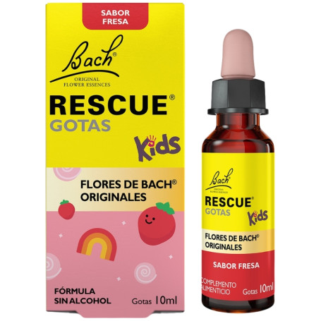 RESCUE KIDS SABOR FRESA 10ML BACH