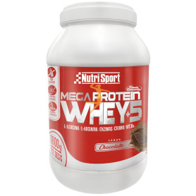 MEGA PROTEIN WHEY +5 SABOR CHOCOLATE 1800G NUTRISPORT