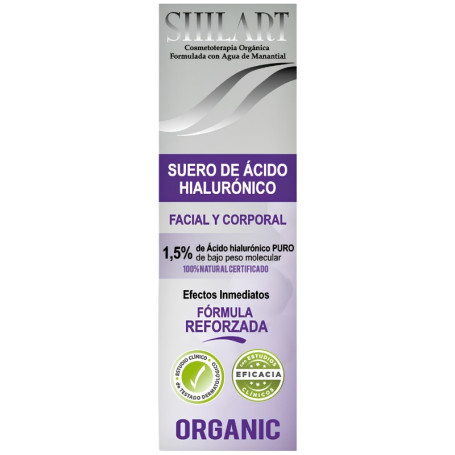 SUERO DE ÁCIDO HIALURÓNICO FACIAL Y CORPORAL 1,5% 120ML SHILART
