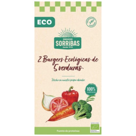 HAMBURGUESA DE 5 VERDURAS 160G OBRADOR SORRIBAS