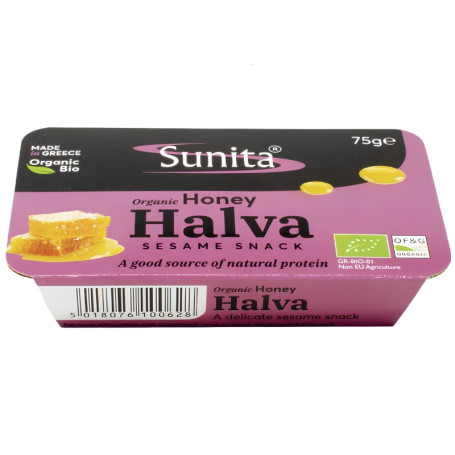 HALVA CON MIEL BIO 75G SUNITA