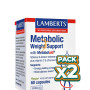 Pack 2x METABOLIC WEIGHT SUPPORT 60 CÁPSULAS LAMBERTS