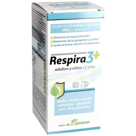 RESPIRA 3+ JARABE 150ML PINISAN