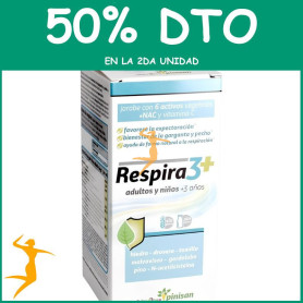 RESPIRA 3+ JARABE 150ML PINISAN OFERTA 2 UD