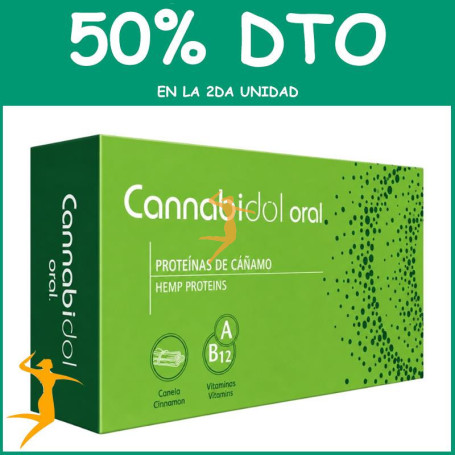 CANNABIDOL ORAL 60 CÁPSULAS TEGOR OFERTA 2 UD