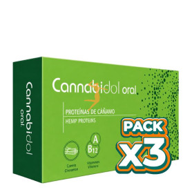 Pack 3x CANNABIDOL ORAL 60 CÁPSULAS TEGOR