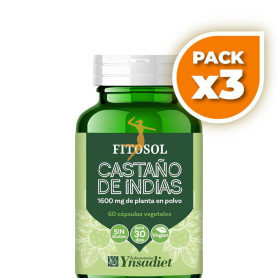 Pack 3x FITOSOL CASTAÑO DE INDIAS 60 CÁPSULAS YNSADIET