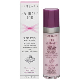 ÁCIDO HIALURÓNICO CREMA DE NOCHE ANTIARRUGAS 50ML L´ERBOLARIO