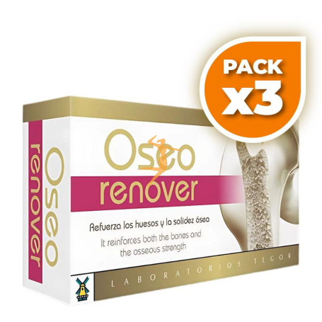 Pack 3x OSEO RENOVER 30 CÁPSULAS TEGOR