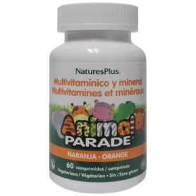 ANIMAL PARADE MULTIV. NARANJA 60 COMP. MASTICABLES NATURE´S PLUS