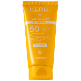 LECHE SOLAR MINERAL SPF50 SIN PERFUME 50ML KERBI