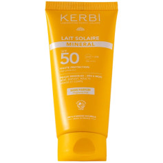LECHE SOLAR MINERAL SPF50 SIN PERFUME 100ML KERBI