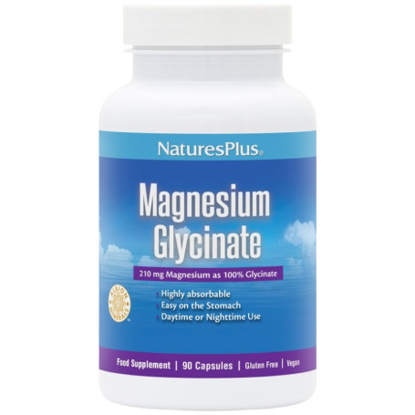 BISGLICINATO DE MAGNESIO 90 CÁPSULAS NATURE´S PLUS