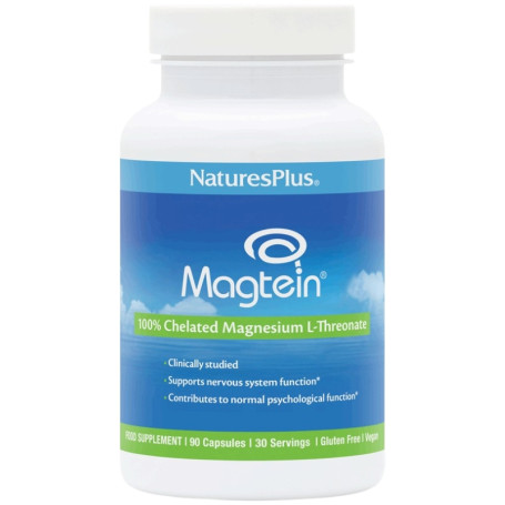 MAGTEIN TREONATO DE MAGNESIO 90 CÁPSULAS NATURE´S PLUS