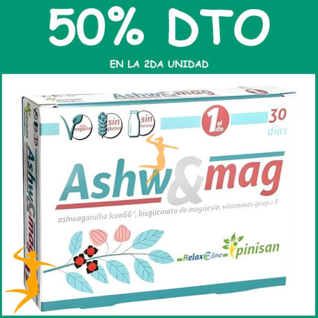 ASHW&MAG 30 CAPSULAS PINISAN OFERTA 2 UD