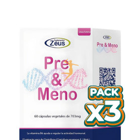 Pack 3x PRE&MENO 60 CÁPSULAS VEGETALES ZEUS
