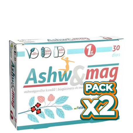 Pack 2x ASHW&MAG 30 CAPSULAS PINISAN