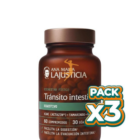 Pack 3x TRÁNSITO INTESTINAL 60 COMPRIMIDOS ANA MARIA LAJUSTICIA