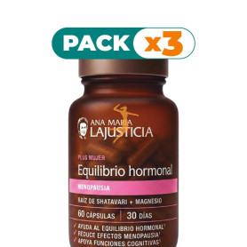 Pack 3x EQUILIBRIO HORMONAL 60 CÁPSULAS ANA MARÍA LAJUSTICIA