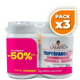 Pack 3x PACK AHORRO TRIPTÓFANO PLUS 60 COMPRIMIDOS ANA MARÍA LAJUSTICIA