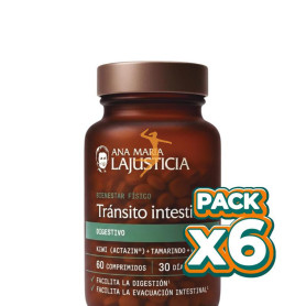 Pack 6x TRÁNSITO INTESTINAL 60 COMPRIMIDOS ANA MARIA LAJUSTICIA