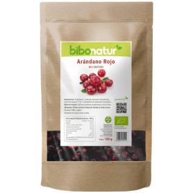 ARÁNDANO ROJO + SIROPE DE MANZANA ECO 100G BIBONATUR