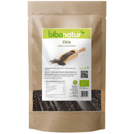 SEMILLAS DE CHÍA MOLIDAS ECO 250G BIBONATUR