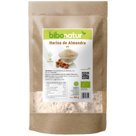HARINA DE ALMENDRA SIN GLUTEN BIO 400G BIBONATUR